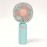 1pc Plain Handheld Electric Fan With Data Line Color Block Cute Portable Fan Summer Accessory