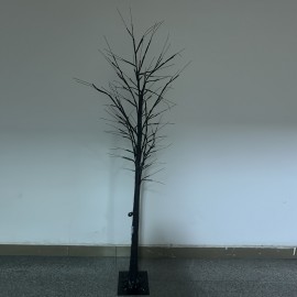 1pc 4FT/5FT/6FT Lighted Birch Tree, USB Powered Warm White LED Artificial Branch Tree Lamp For Home Party Festival Wedding Decor, Home Room Garden Camping Party Autumn Winter Decorations