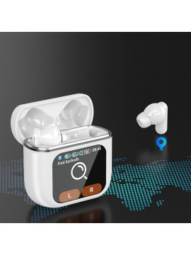 Smart Touch Screen Wireless Earbuds In-Ear Headphones With Mic, 40H Playtime, Deep Bass, Touch Controls For Sports, Travel