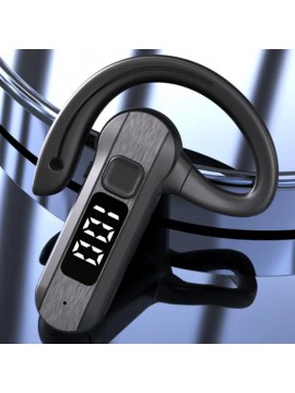 Single Earphone Wireless With Digital Display Car Driving HD Call Headset Ideal Choice For Sports And Exercise