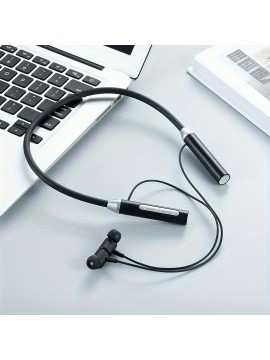 The new wireless neck-hanging headphones adopt ENC to reduce noise. The high-end and high-quality calls are suitable for sports and running, driving, games, music, holiday gifts, and are unisex.