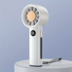 4000mAh USB portable fan Ultra-high speed turbine Handheld fan Small wind gun Powerful super large wind rechargeable violent long life