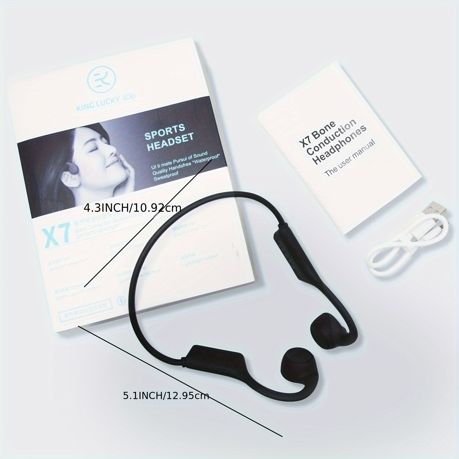 wireless bone conduction headphones with an open ear design engineered to deliver a seamless details 2