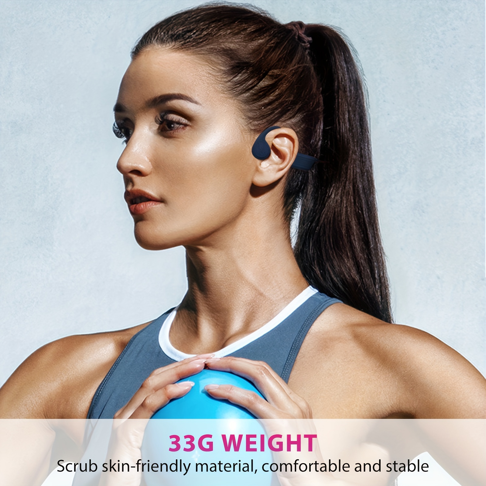 wireless bone conduction headphones with an open ear design engineered to deliver a seamless details 8