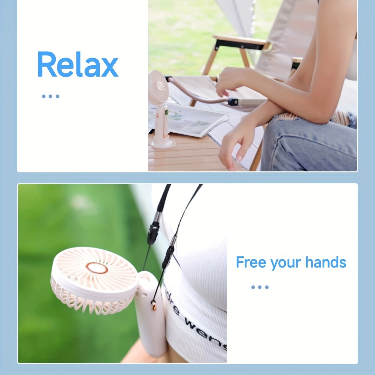 portable handheld fan rechargeable 90 adjustable foldable personal fan 5 speed wind display power usb rechargeable handheld fan silent handheld fan suitable for indoor and outdoor white details 7