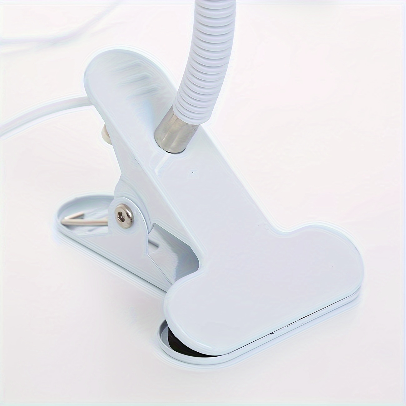 1pc led desk lamp with clamp and flexible gooseneck eye care for home adjustable usb powered with power plug included details 5