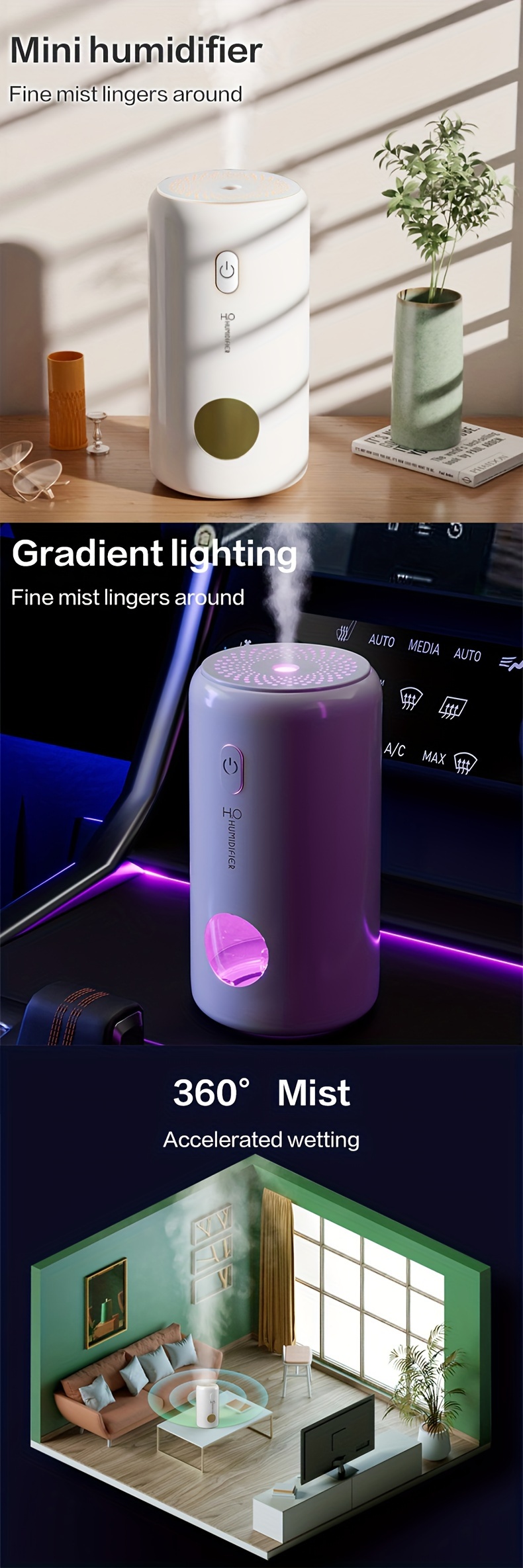 1pc mini car humidifier home desktop usb mini humidifier details 0