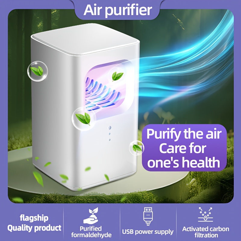 g1 usb powered for home formaldehyde smoke removal pet hair filter desktop design details 1